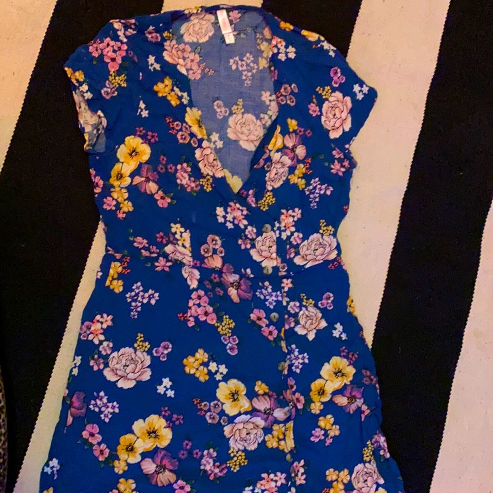 Blue flower dress